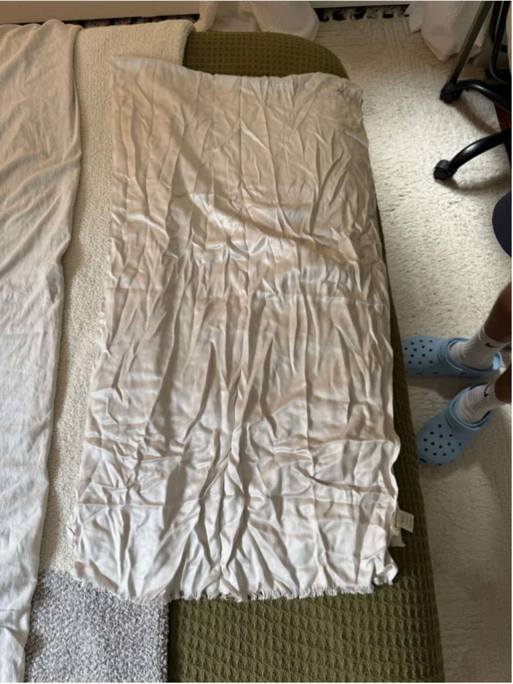 Women's Max Studio Beige Viscose Scarf One Size